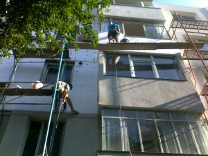 Termoizolații fațade cu Alpinisti utilitari